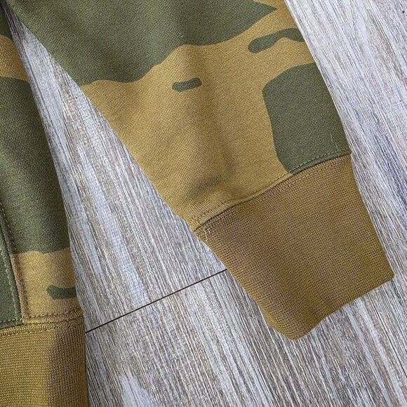Nike Sportswear N7 Camo Fleece Hoodie Men's Small Olive Green New LE SFB4050-368 - Picture 6 of 8